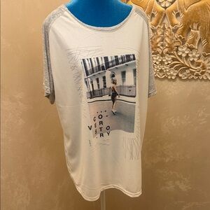 Graphic Tee with City Print